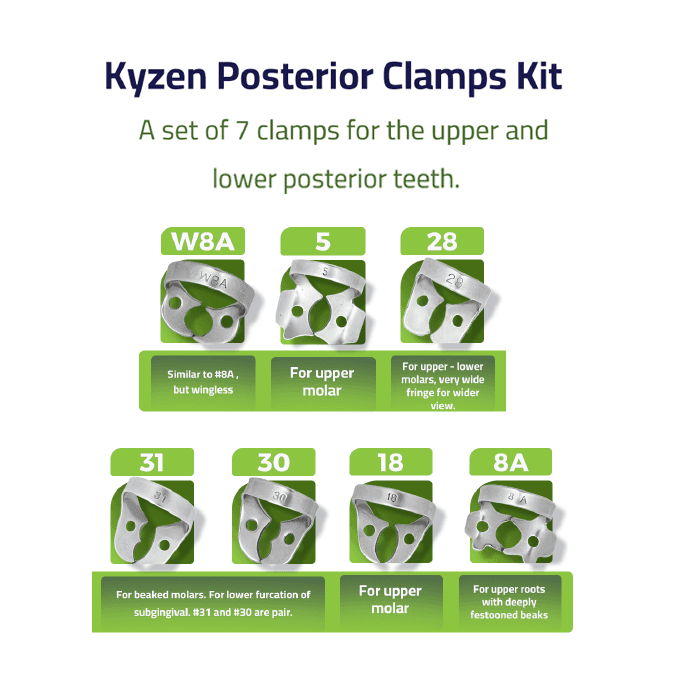 Kyzen Posterior Clamps Kit