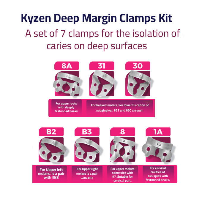 Kyzen Anterior Clamps Kit